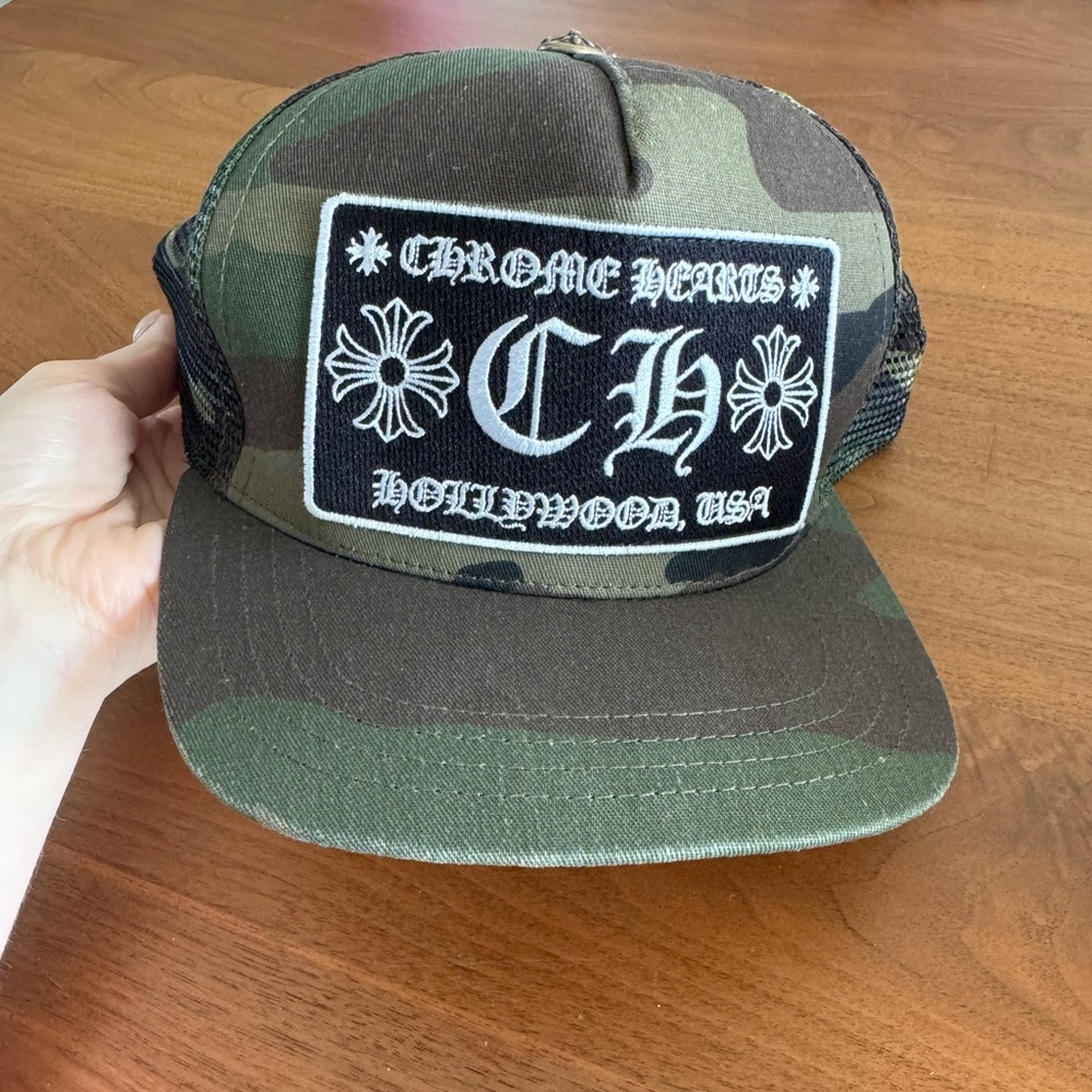 Chrome hearts trucker hat authentic **